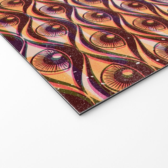 Hypnotized - vintage gold Welcome Mat Gallery Image 2