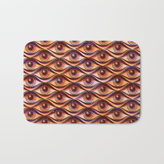 Hypnotized - vintage gold Bath Mat Gallery Image 1