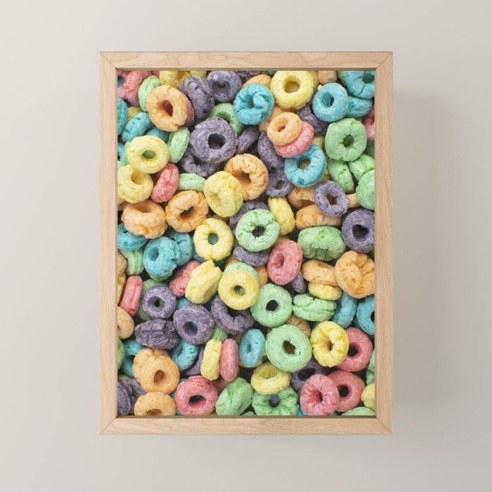 Fruity Cereal Mini Art Print Gallery Image 1