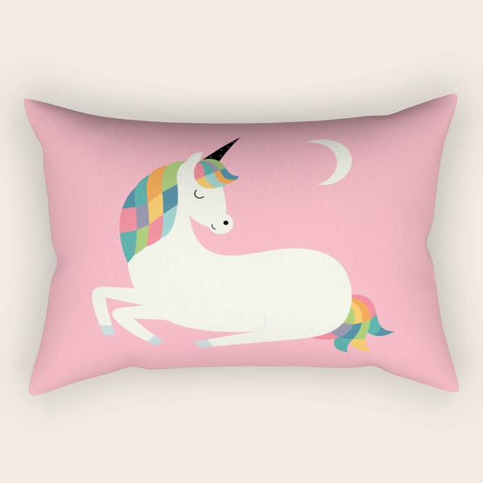 Unicorn Happiness Rectangular Pillow Gallery Image 1