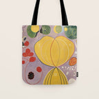 The Ten Longest, No 7 by Hilma af Klint Tote Bag Gallery Image 1