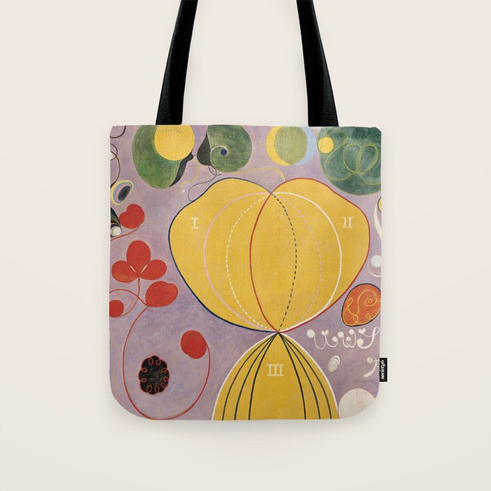 The Ten Longest, No 7 by Hilma af Klint Tote Bag Gallery Image 1