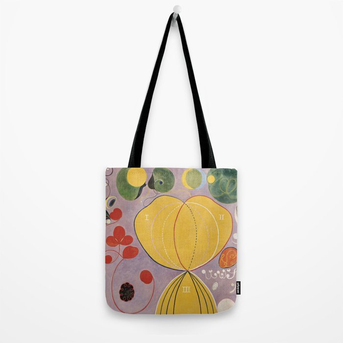 The Ten Longest, No 7 by Hilma af Klint Tote Bag Gallery Image 2