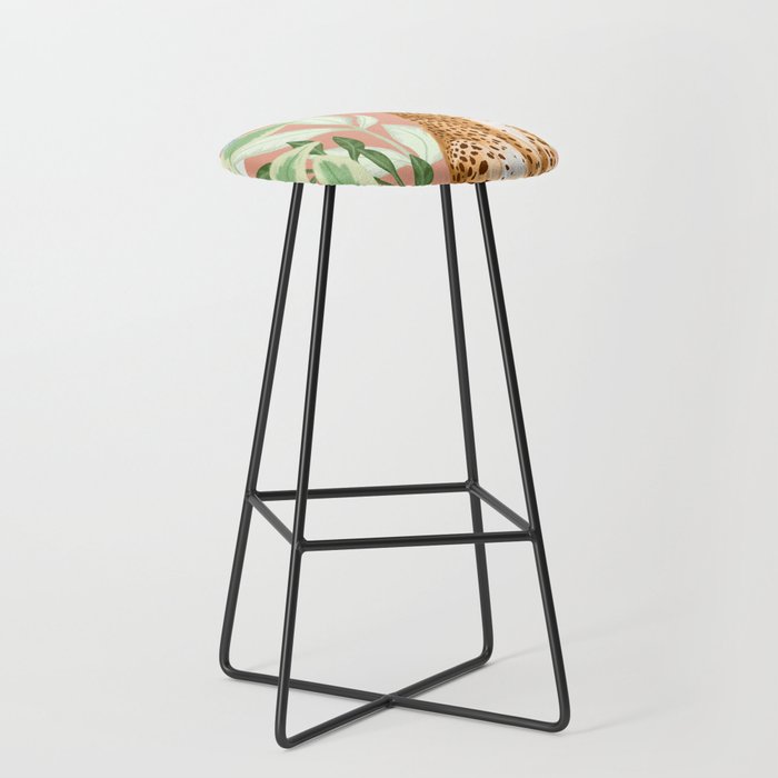 Tropical Cheetah Stool Gallery Image 1