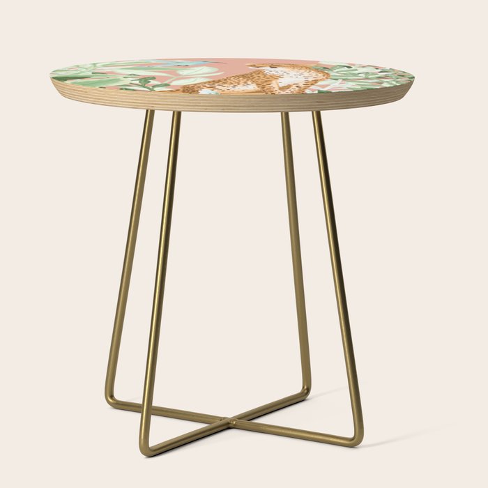 Tropical Cheetah Side Table Gallery Image 1