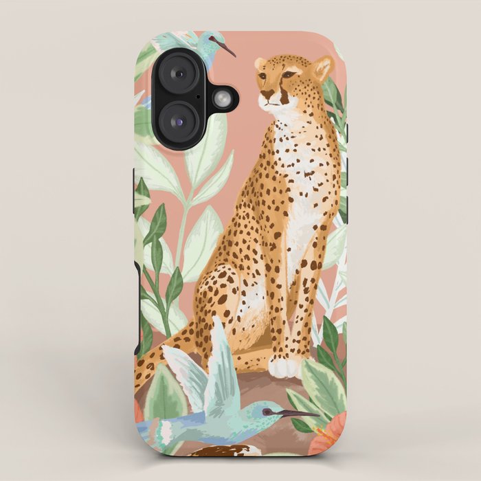 Tropical Cheetah iPhone Case Gallery Image 1
