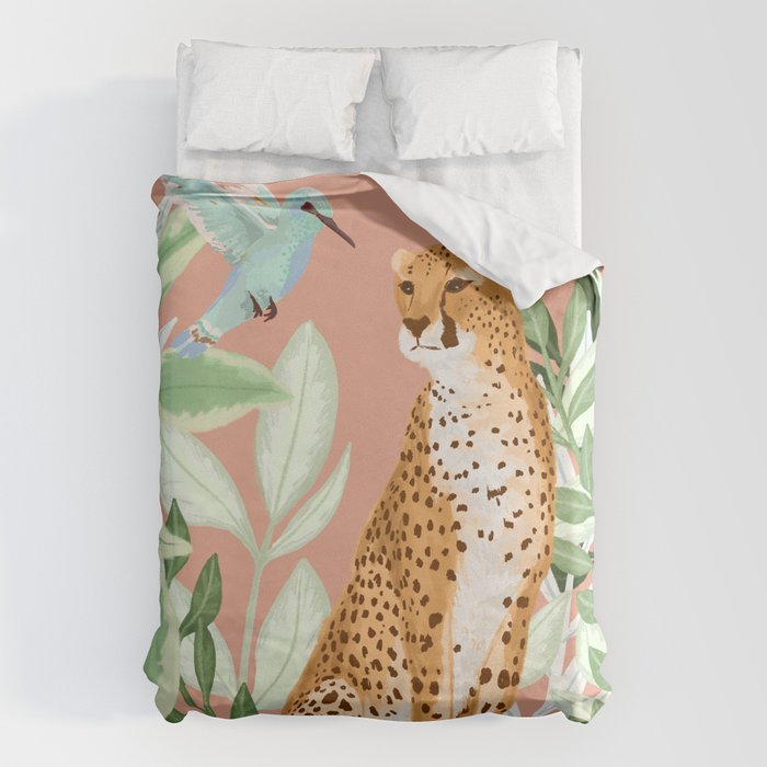 Tropical Cheetah Duvet Cover Gallery Image 6