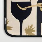 Snakes & Wines, Not Quite Sure If There Were Ladders | Animals Whimsical Drinking Party, Quirky Illustration Line Drawing Wine Alcohol, Vines Game Mystery Sketch Laptop Sleeve Gallery Image 3