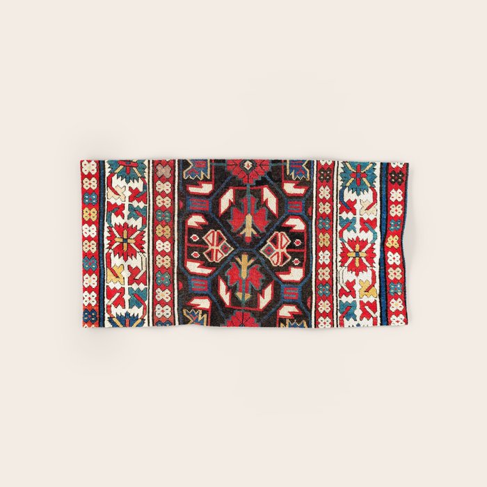 Karabagh Azerbaijan South Caucasus Rug Print Bath Towel Gallery Image 1