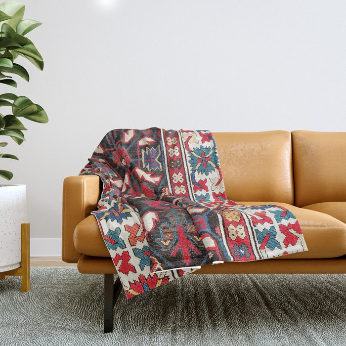 Karabagh Azerbaijan South Caucasus Rug Print Throw Blanket Gallery Image 1