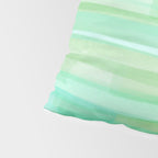 Abstract Watercolor Waves in Ocean Teal Pillow Sham Gallery Image 4