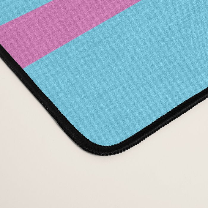 Vaporwave Pink and Blue Retro 80s Palm Springs Abstract Pattern Desk Mat Gallery Image 4