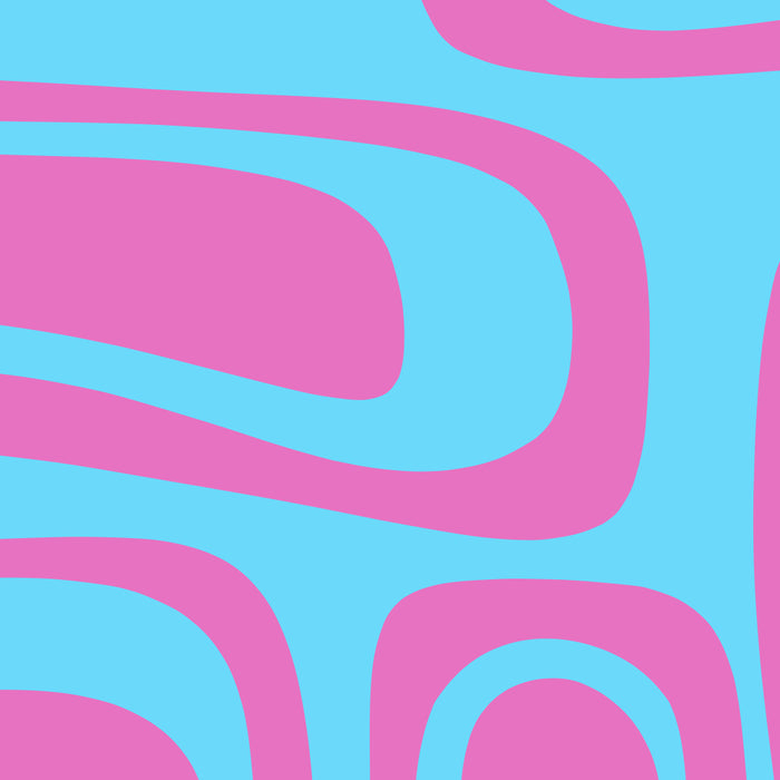 Vaporwave Pink and Blue Retro 80s Palm Springs Abstract Pattern Coffee Mug Gallery Image 2