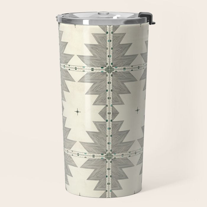 Southwestern Trippy Tile Travel Mug Gallery Image 2