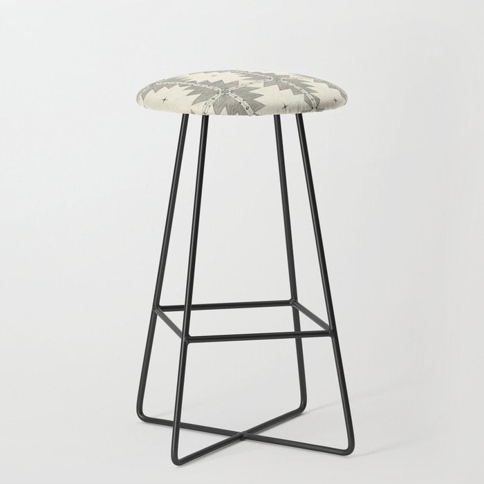 Southwestern Trippy Tile Stool Gallery Image 1