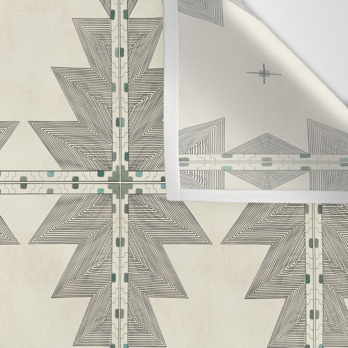 Southwestern Trippy Tile Wall Tapestry Gallery Image 3