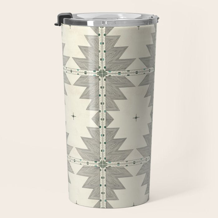 Southwestern Trippy Tile Travel Mug Gallery Image 3