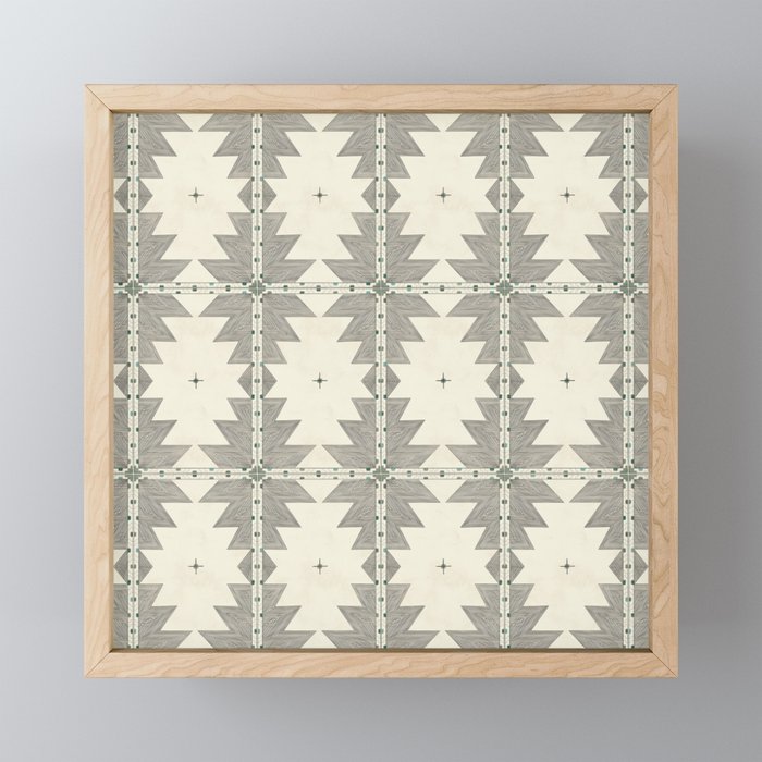 Southwestern Trippy Tile Mini Art Print Gallery Image 1