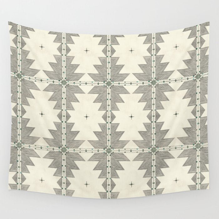 Southwestern Trippy Tile Wall Tapestry Gallery Image 4