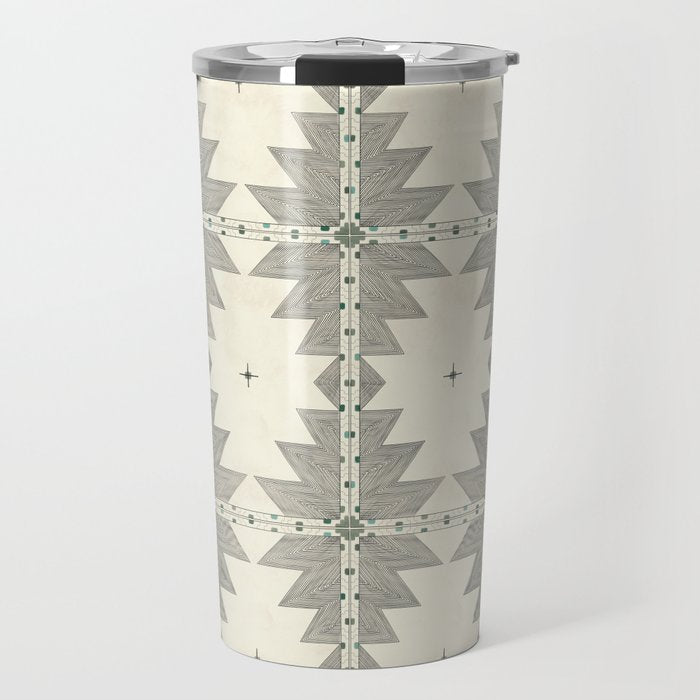 Southwestern Trippy Tile Travel Mug Gallery Image 1