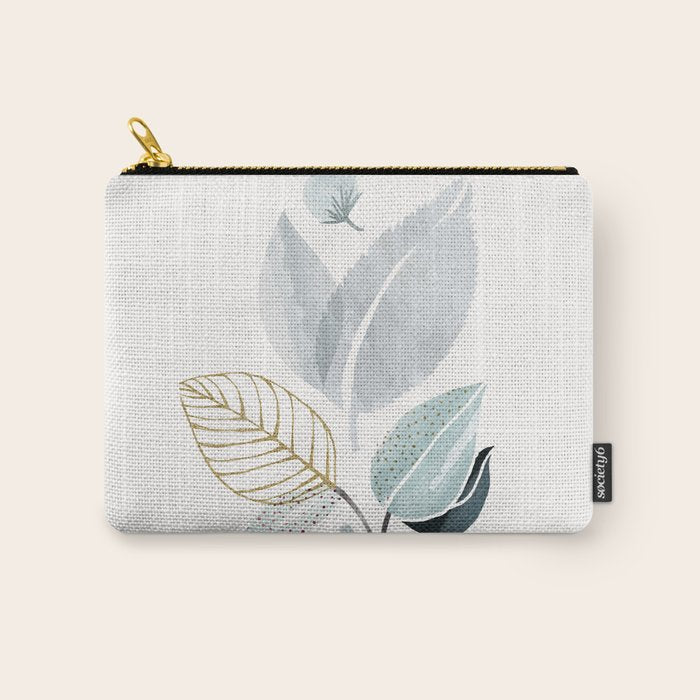 Abstract Botanical Herbs Watercolor Carry All Pouch Gallery Image 1