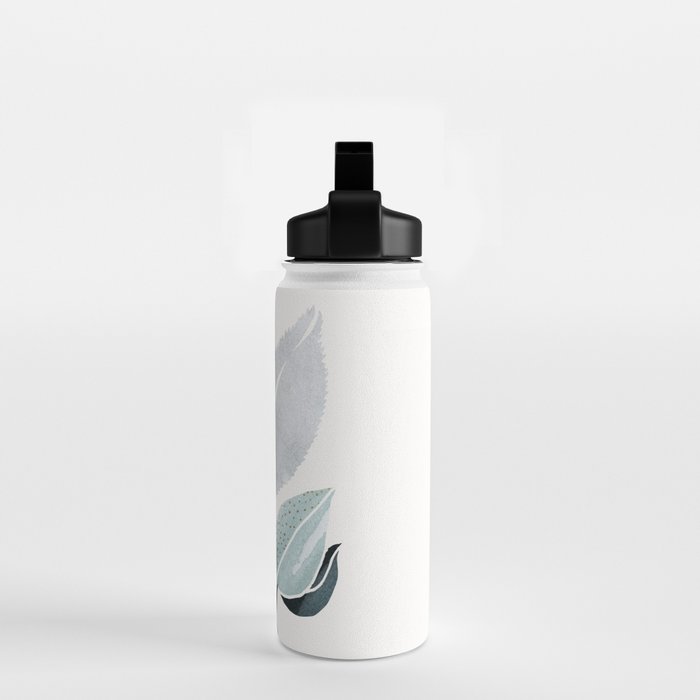 Abstract Botanical Herbs Watercolor Water Bottle Gallery Image 2