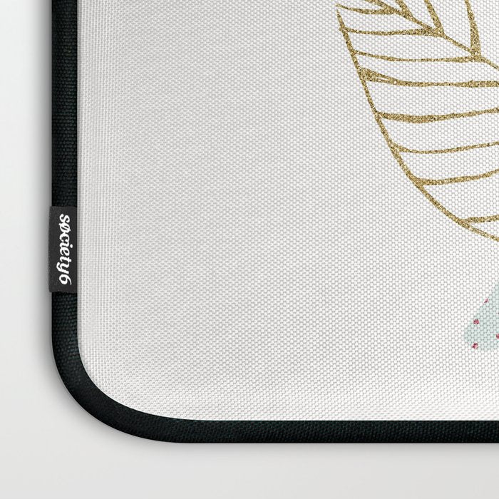 Abstract Botanical Herbs Watercolor Laptop Sleeve Gallery Image 3