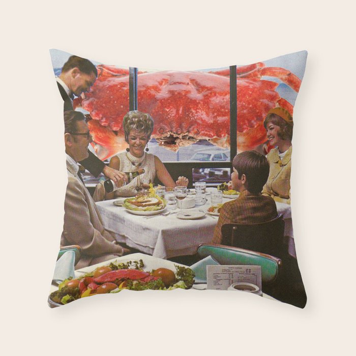 Revenge of the Crabs Throw Pillow Gallery Image 6