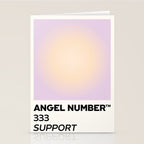 Angel number - 333 - support Stationery Card Gallery Image 2