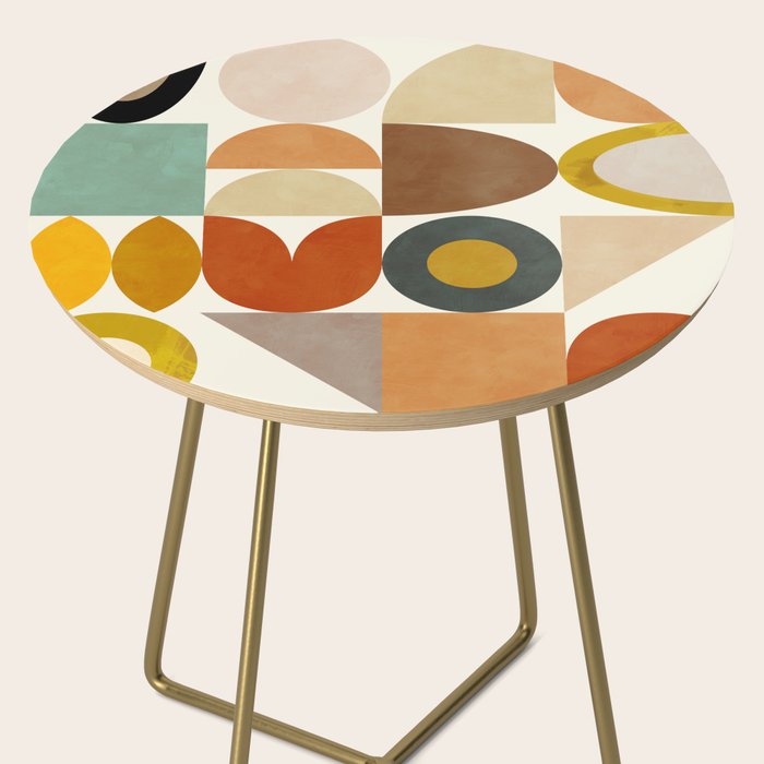 mid century modern spring abstract collection 1 Side Table Gallery Image 2