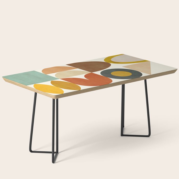 mid century modern spring abstract collection 1 Coffee Table Gallery Image 1