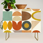 mid century modern spring abstract collection 1 Credenza Gallery Image 1