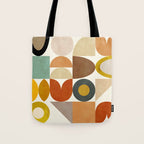mid century modern spring abstract collection 1 Tote Bag Gallery Image 1