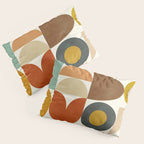 mid century modern spring abstract collection 1 Pillow Sham Gallery Image 3