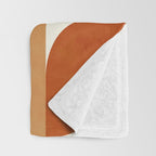 mid century modern spring abstract collection 1 Throw Blanket Gallery Image 3