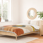 mid century modern spring abstract collection 1 Duvet Cover Gallery Image 2