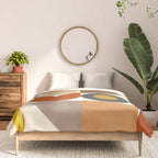 mid century modern spring abstract collection 1 Comforter Gallery Image 3