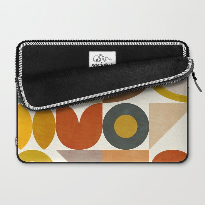 mid century modern spring abstract collection 1 Laptop Sleeve Gallery Image 2