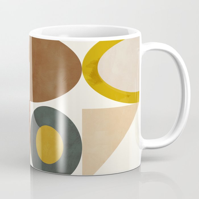 mid century modern spring abstract collection 1 Coffee Mug Gallery Image 1