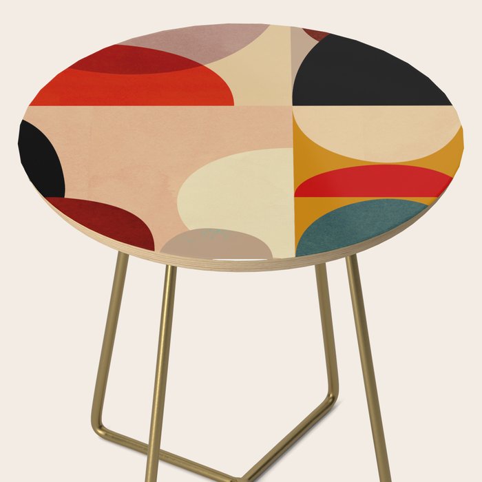 Modern Abstract Mid Century 3 Side Table Gallery Image 2