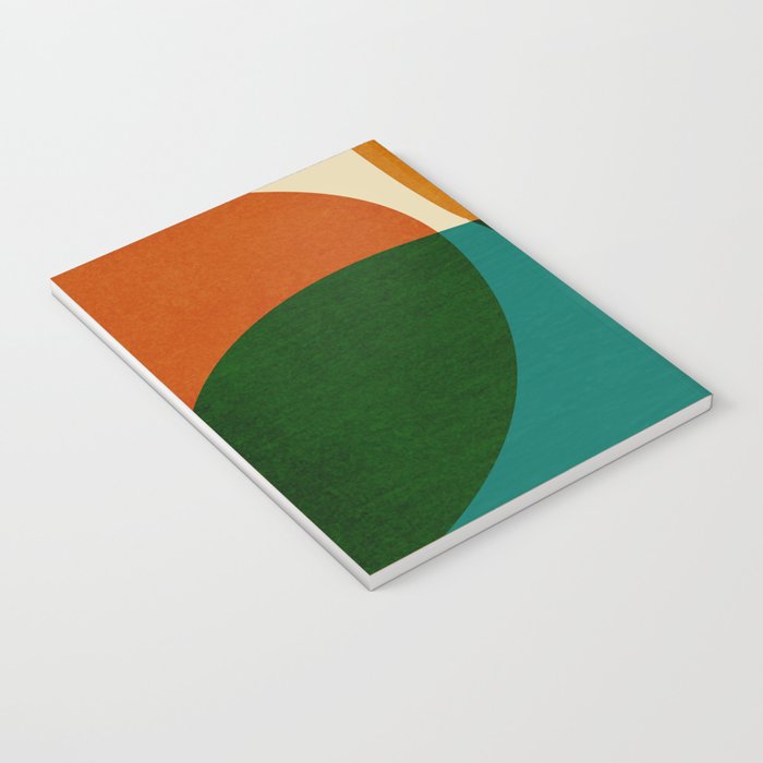 Modern Abstract Mid Century 3 Notebook Gallery Image 3