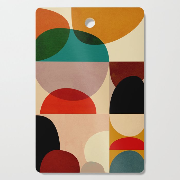 Modern Abstract Mid Century 3 Cutting Board Gallery Image 1