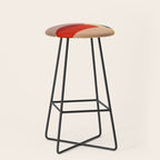 Modern Abstract Mid Century 3 Stool Gallery Image 1
