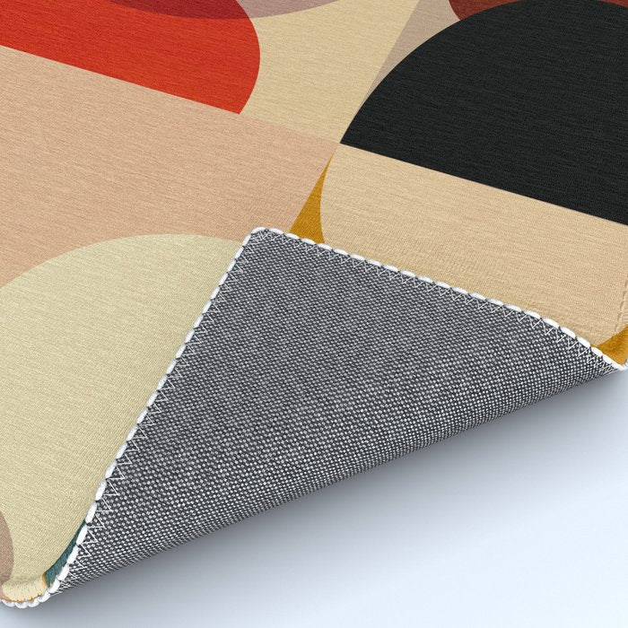 Modern Abstract Mid Century 3 Rug Gallery Image 4