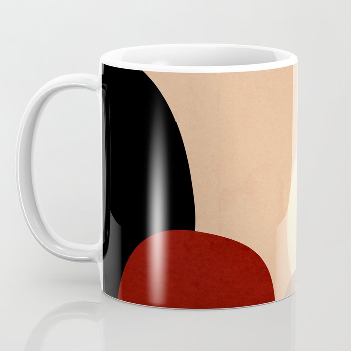 Modern Abstract Mid Century 3 Coffee Mug Gallery Image 3