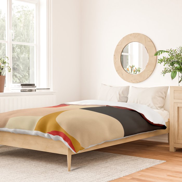 Modern Abstract Mid Century 3 Duvet Cover Gallery Image 2