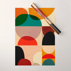 Modern Abstract Mid Century 3 Wrapping Paper Gallery Image 1