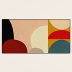 Modern Abstract Mid Century 3 Desk Mat Gallery Image 3