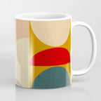 Modern Abstract Mid Century 3 Coffee Mug Gallery Image 1