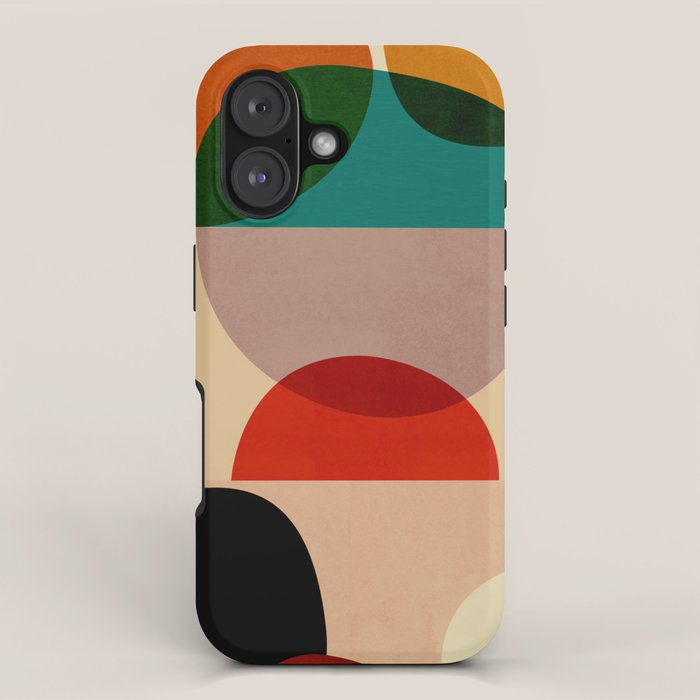 Modern Abstract Mid Century 3 iPhone Case Gallery Image 1
